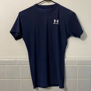 Navy Blue Under Armour shirt